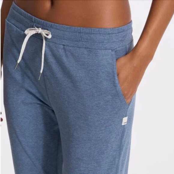 Vuori Women's Performance Jogger Azure Heather Blue Gray Medium Soft Stretch - Picture 6 of 6